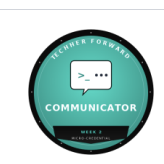 Communicator badge